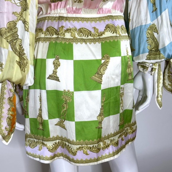 NWT ALEMAIS Checkmate Mate Mini Dress SZ 2 Fits like a SZ 6 - Picture 7 of 14